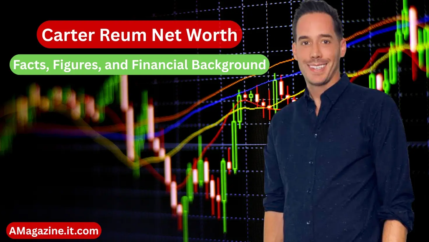 Graph showing Carter's net worth over time, with key milestones and financial growth highlighted.