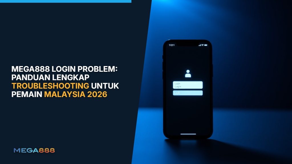 Mega888 login problem troubleshooting guide smartphone screen interface Malaysia 2026
